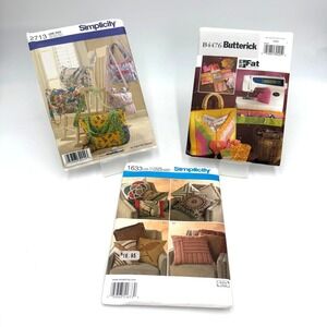 Simplicity Butterick Sewing Patterns OS Multicolor 2000s 1633 2713 B4476 Lot 3
